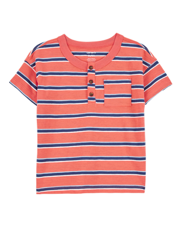 Toddler 2-Piece Henley & Shorts Outfit Set, 