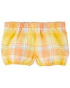 Baby 2-Piece Plaid Set with Bubble Shorts, image 3 of 5 slides