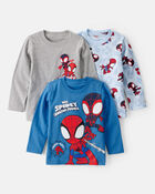Toddler Boy 3-Pack ©Marvel Spider-Man Long-Sleeve Tees, image 1 of 4 slides