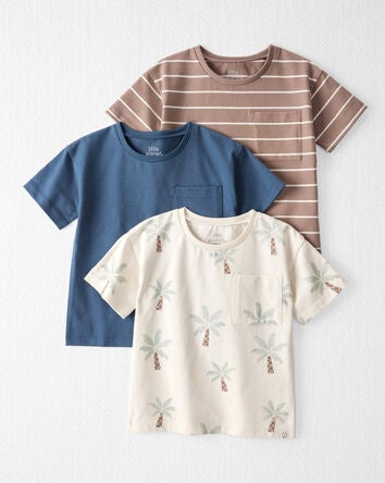 Toddler 3-Pack Organic Cotton Tees, 