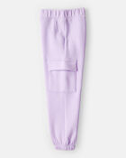 Toddler Girl 2-Piece Flower Graphic Long-Sleeve Hoodie & Pant Set - Purple, image 4 of 8 slides