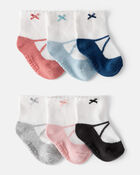Baby Girl 6-Pack Ankle Socks, image 1 of 3 slides