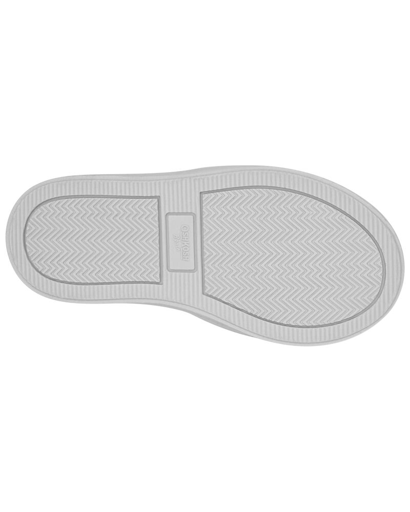 Kid Quilted Chambray Pull-On Sneakers, image 5 of 7 slides