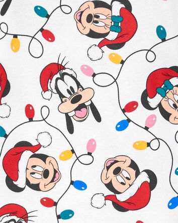 Kid 2-Piece Mickey Mouse Christmas 100% Snug Fit Cotton Pajamas, 