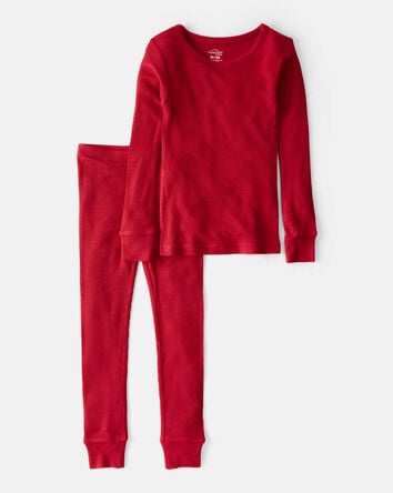 Toddler PurelySoft Snug Fit 2-Piece Pajamas - Red, 