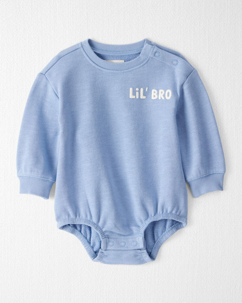 Baby Organic Cotton Lil' Bro Bubble , image 1 of 5 slides