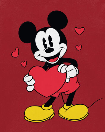 Toddler Mickey Mouse Valentine's Day Tee - Red, 