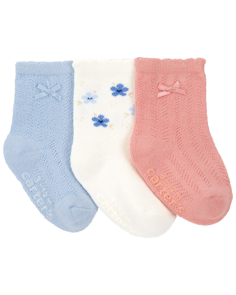 Baby 3-Pack Booties, image 1 of 2 slides