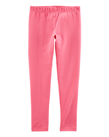 Kid Cotton Stretch Leggings, 