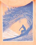 Kid Wave Knit Hoodie - Orange, image 4 of 5 slides