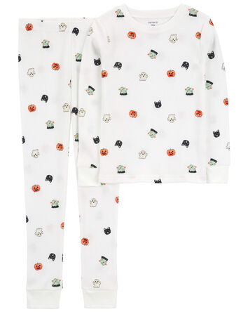 Kid 2-Piece Halloween 100% Snug Fit Cotton Pajamas, 