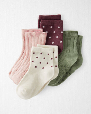 Toddler 4-Pack Slip Resistant Socks
, 