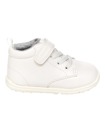 Every Step® First Walker High-Top Sneakers - White, 