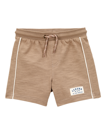 Baby Legend Pull-On Cotton Shorts - Brown, 