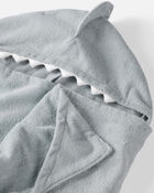 Toddler Organic Terry Cotton Shark Towel, image 2 of 4 slides