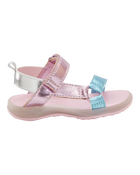 Toddler Light Up Metallic Sandals - Pink/Blue, image 3 of 8 slides