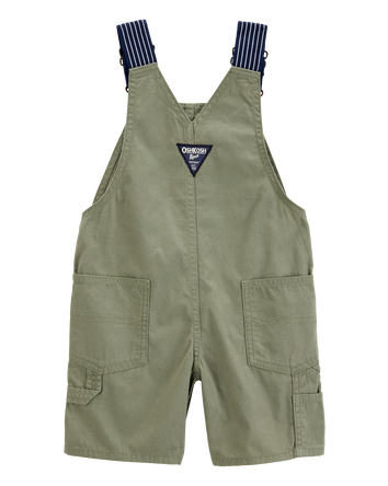 Baby Woven Shortalls - Green, 
