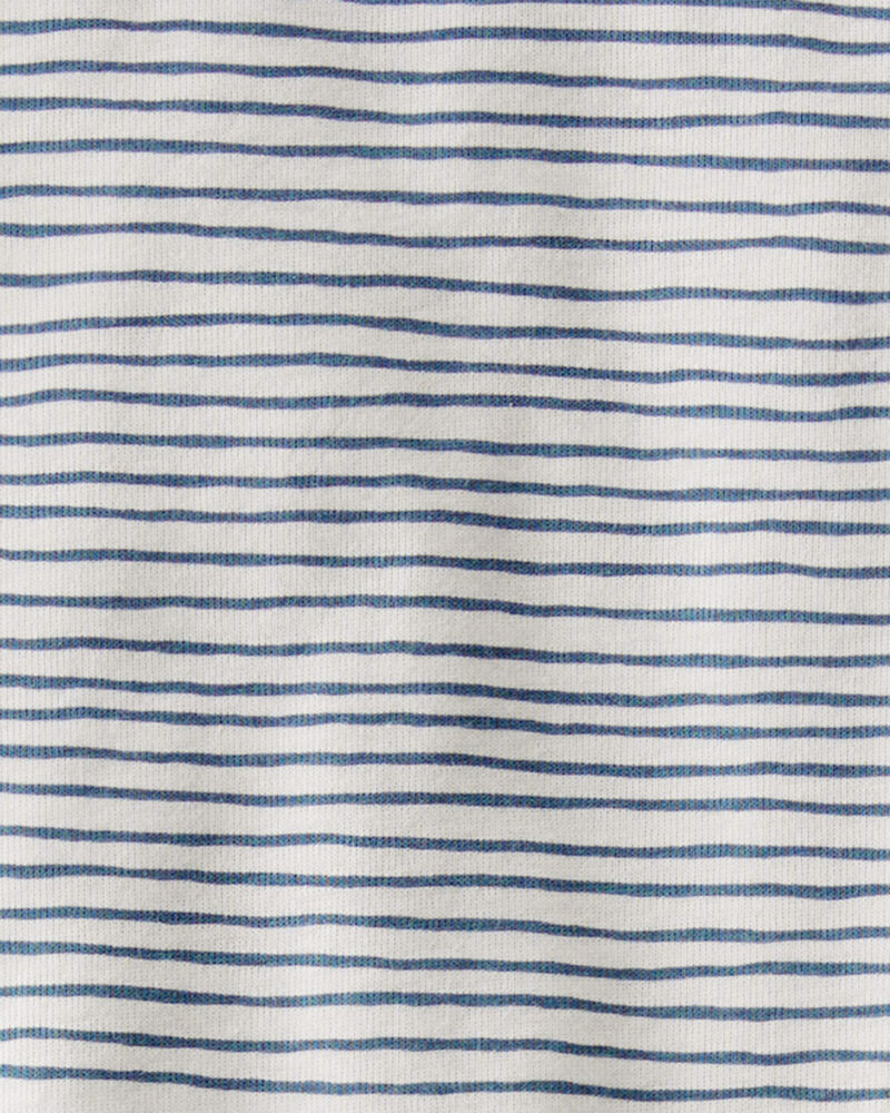 Toddler Organic Cotton Pajamas Set in Stripes, image 3 of 4 slides