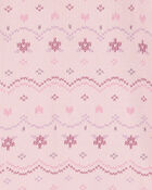 Toddler Fair Isle Knit Long-Sleeve Fashion Top - Pink, image 2 of 3 slides