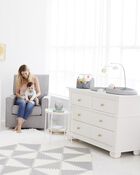 Nursery Style Light-Up Diaper Caddy - Heather Grey, image 8 of 9 slides