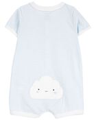 Baby Striped Snap-Up Romper, image 2 of 5 slides