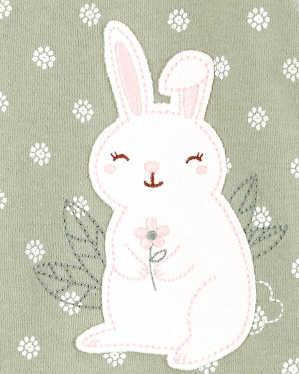 Baby Bunny 2-Way Zip Cotton Sleep & Play Pajamas