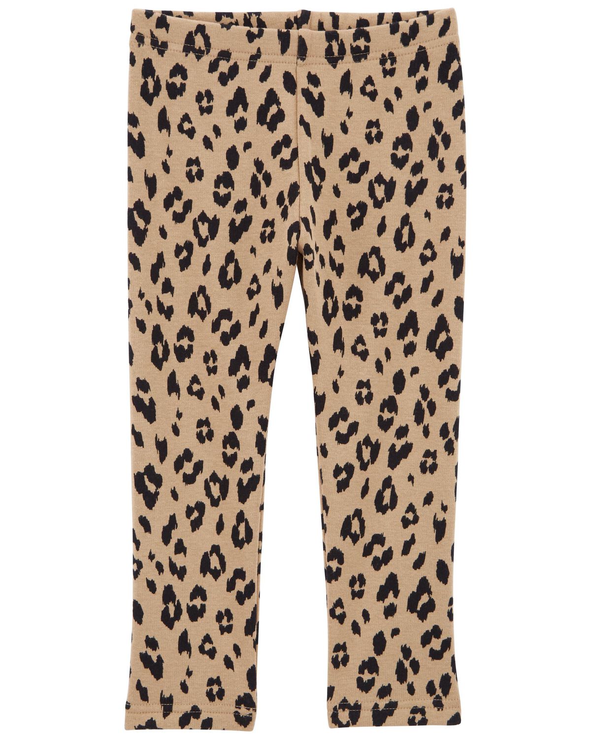 Brown Toddler Leopard Cozy Fleece Leggings | carters.com