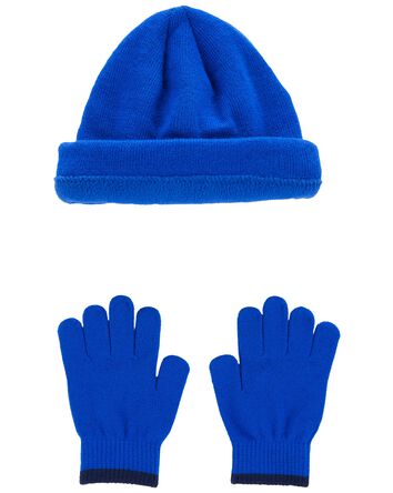 Kid 2-Pack Beanie & Gloves Set, 