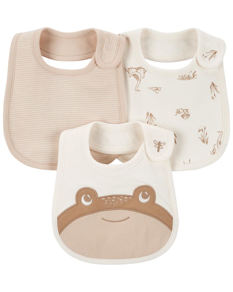 Baby 3-Pack Bibs Set, image 1 of 3 slides