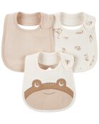 Baby 3-Pack Bibs Set, image 1 of 3 slides