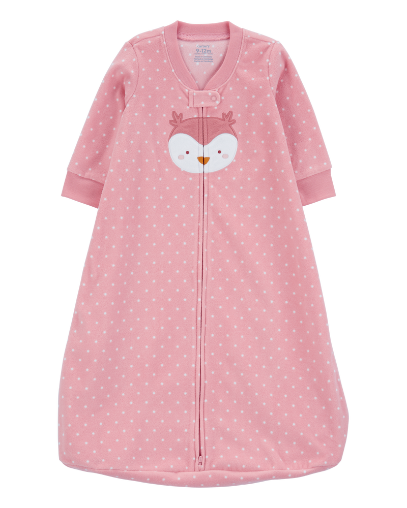 Baby Owl Fleece Sleep Bag, image 1 of 4 slides