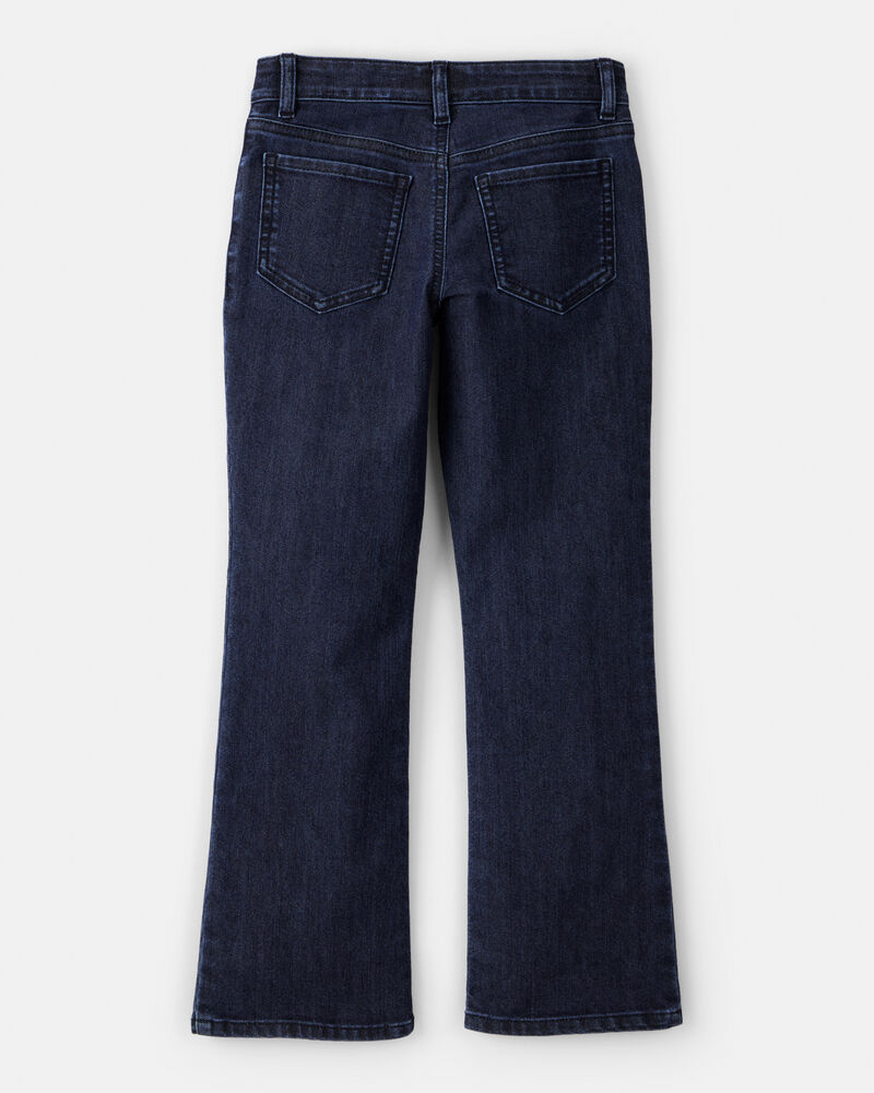 Girls Denim Wide-Leg Jeans - Blue, image 2 of 4 slides
