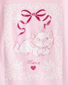 Kid Marie Cat Short-Sleeve Graphic Tee - Pink, image 2 of 2 slides