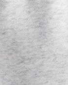 Baby Boy Solid Fleece Cotton Jogger - Grey, image 3 of 4 slides