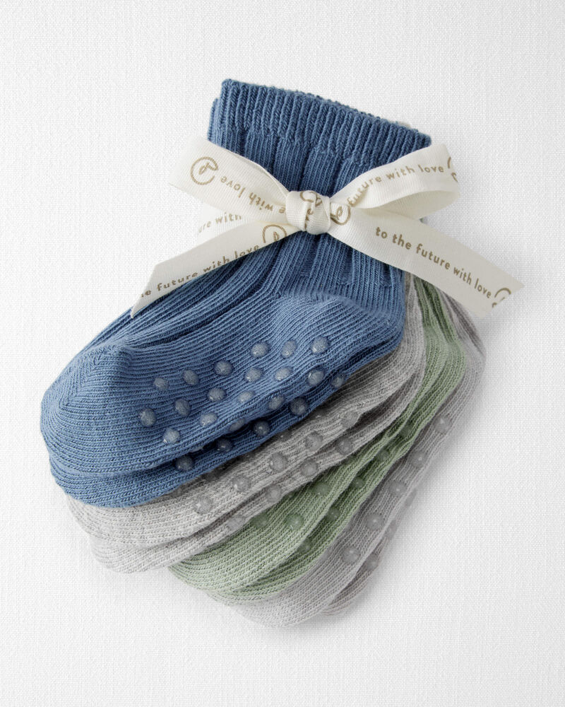 Baby Girl 4-Pack Socks Made with Organic Cotton, image 2 of 4 slides