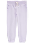 Toddler Pull-On Fleece Joggers, image 1 of 4 slides