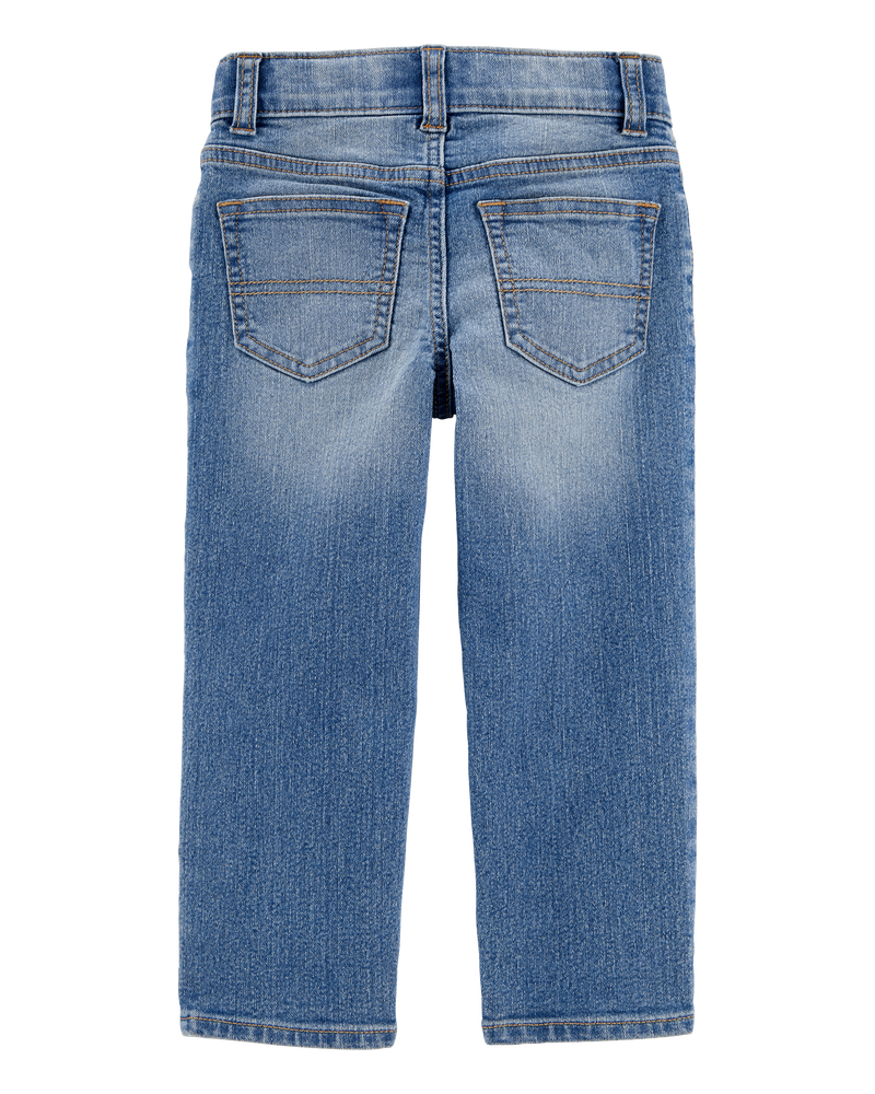 Toddler Medium Blue Wash Classic Jeans, image 2 of 4 slides