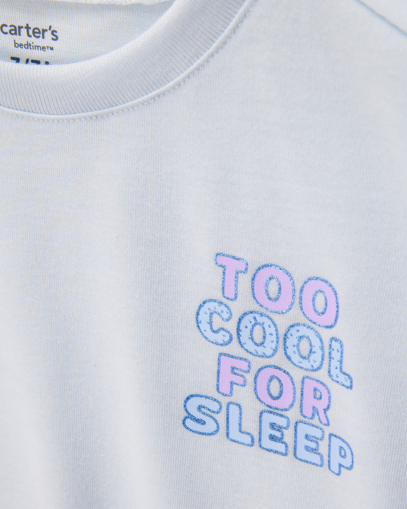 Kid 4-Piece Loose Fit Pajamas, image 8 of 8 slides