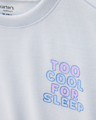 Kid 4-Piece Loose Fit Pajamas, image 8 of 8 slides