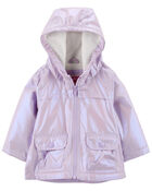 Baby Lavender Shine Mid-Weight Fleece-Lined Jacket, image 1 of 3 slides