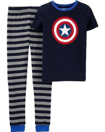 Kid 2-Piece ©MARVEL 100% Snug Fit Cotton Pajamas, 