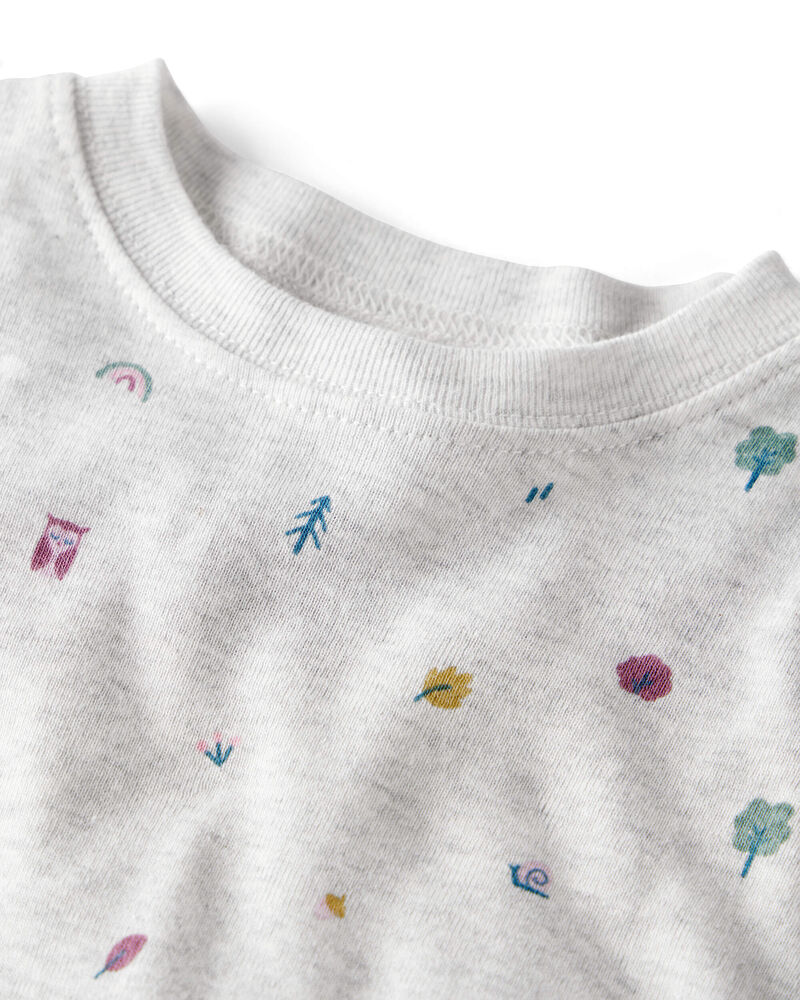 Baby Organic Cotton Pajamas in Icon Print, image 2 of 5 slides