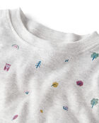 Baby Organic Cotton Pajamas in Icon Print, image 2 of 5 slides