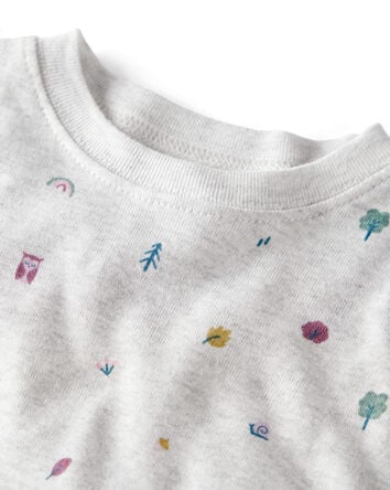 Baby Organic Cotton Pajamas in Icon Print, 
