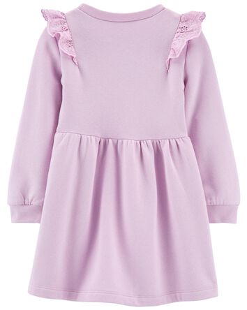 Toddler Long-Sleeve Fleece Dress, 