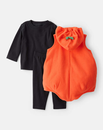 Baby 3-Piece Pumpkin Halloween Costume - Orange/Black, 