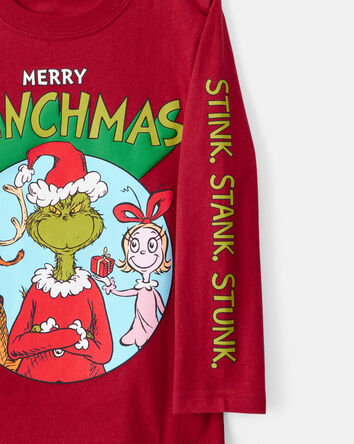 Toddler Dr. Seuss™ The Grinch Long-Sleeve Graphic Tee - Red, 