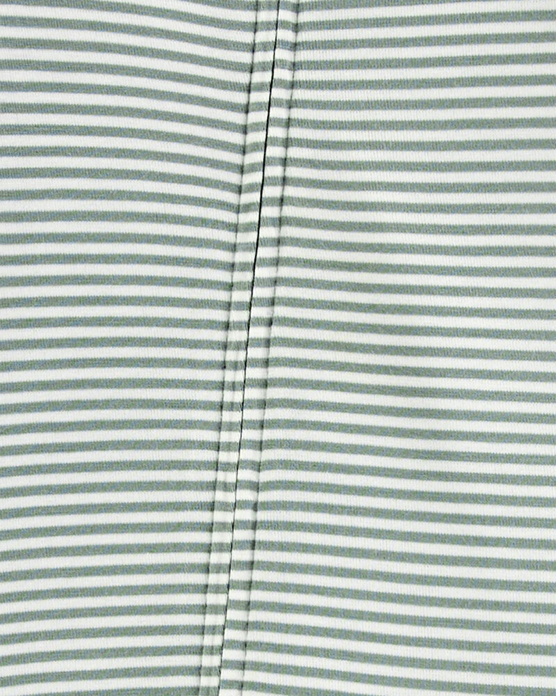 Baby Striped 1-Piece PurelySoft Footie Pajamas, image 3 of 5 slides