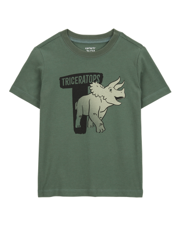 Toddler Boy Dinosaur Short-Sleeve Graphic Tee - Green, 