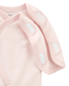Baby Preemie Striped Cotton Sleep & Play Pajamas, image 3 of 7 slides